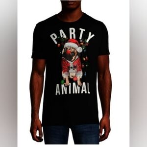 New Party Animal T-Shirt with Pug Design